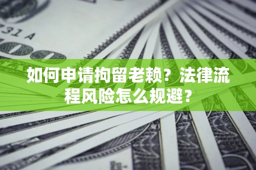 北京如何申请拘留老赖？法律流程风险怎么规避？