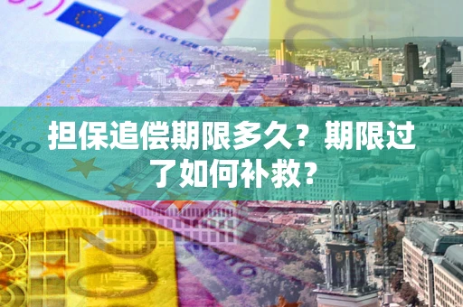 北京担保追偿期限多久？期限过了如何补救？
