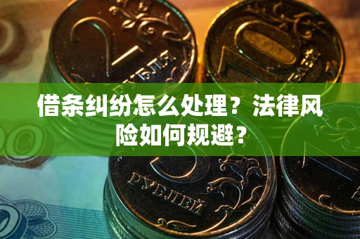 北京借条纠纷怎么处理？法律风险如何规避？