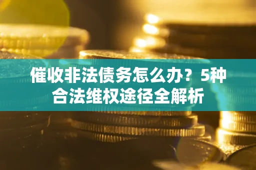 北京催收非法债务怎么办？5种合法维权途径全解析