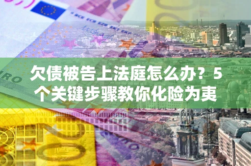 北京欠债被告上法庭怎么办？5个关键步骤教你化险为夷