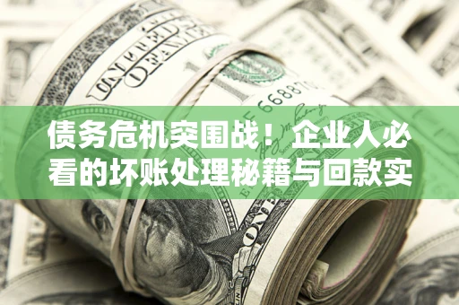 北京债务危机突围战！企业人必看的坏账处理秘籍与回款实战指南