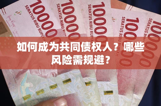 北京如何成为共同债权人？哪些风险需规避？